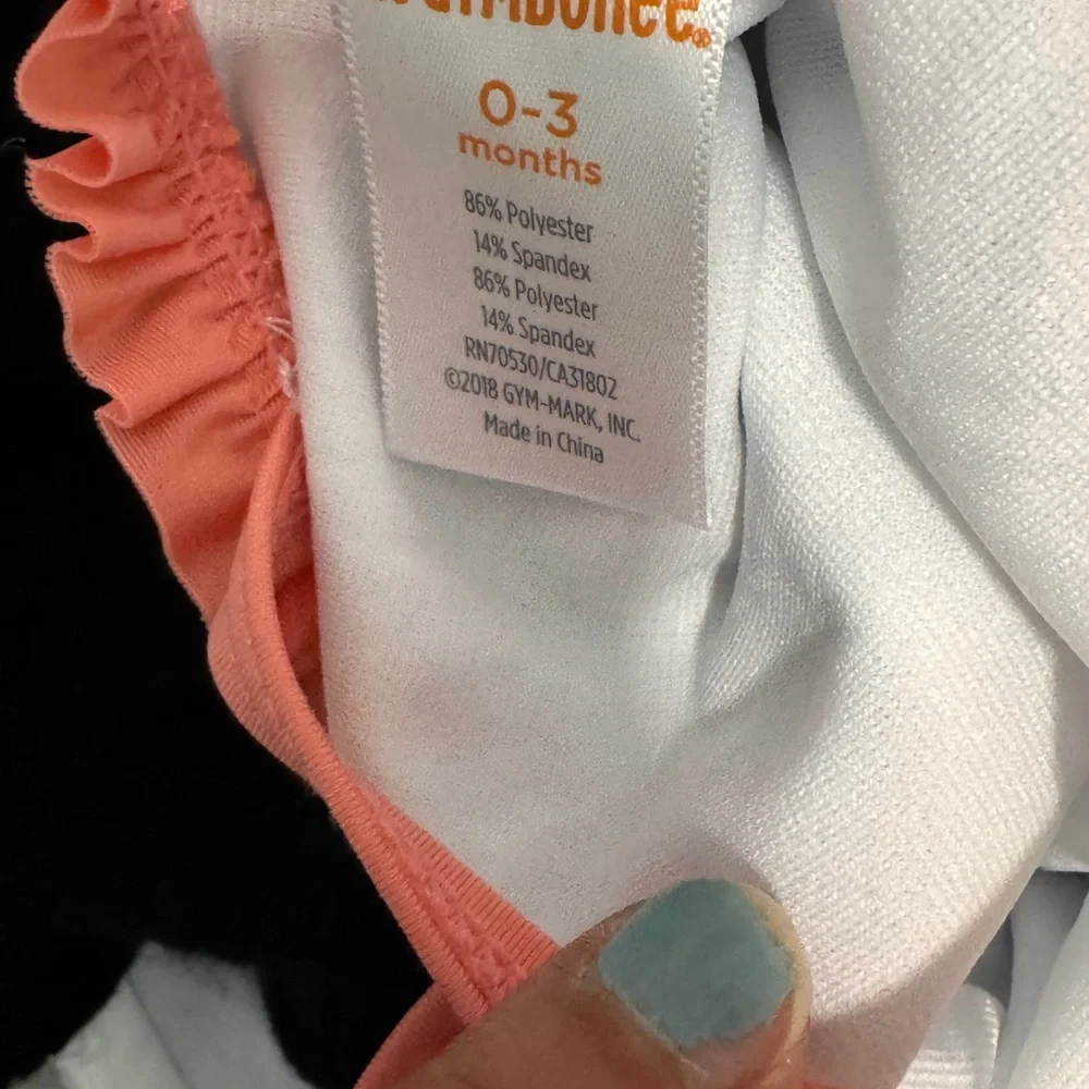 - Gymboree size 0-3 months one piece swimsuitt